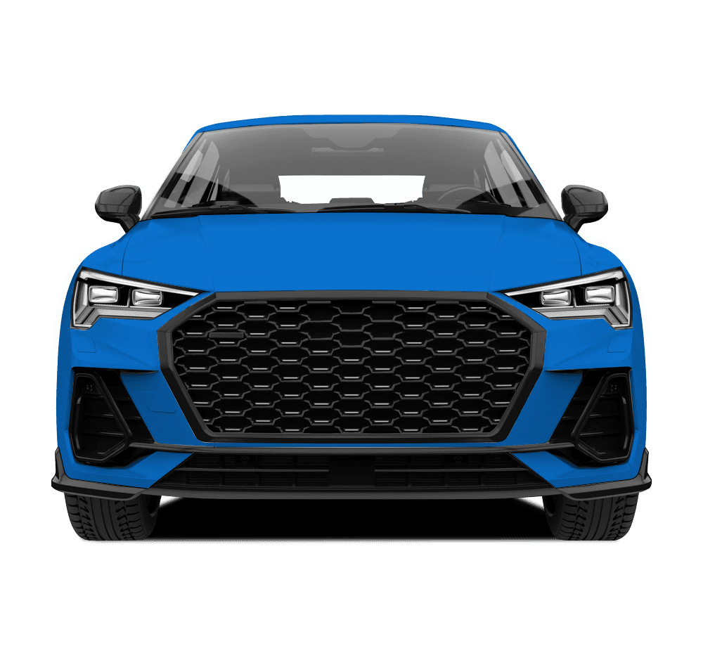 Blue luxury SUV